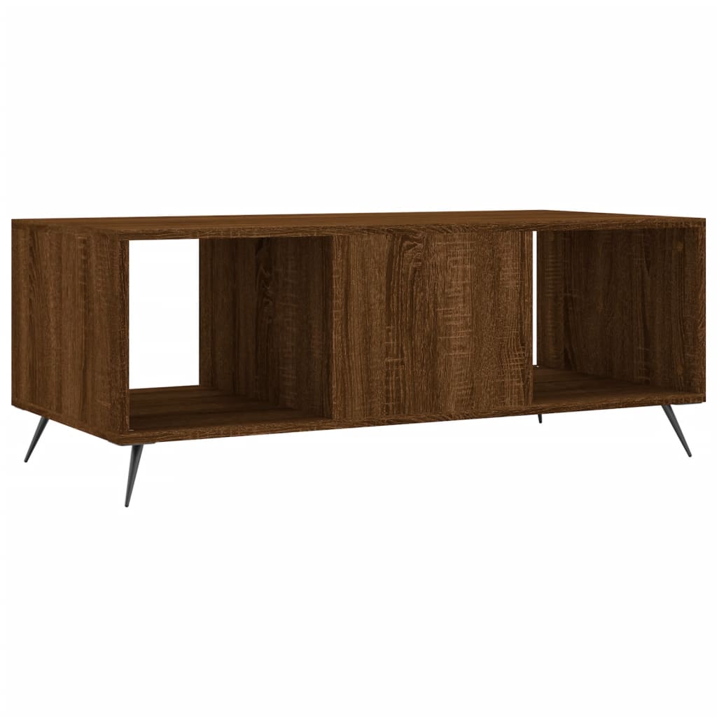 Salongbord sonoma eik 102x50x40 cm konstruert tre
