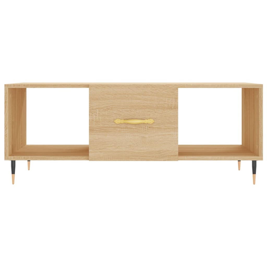 Salongbord sonoma eik 102x50x40 cm konstruert tre