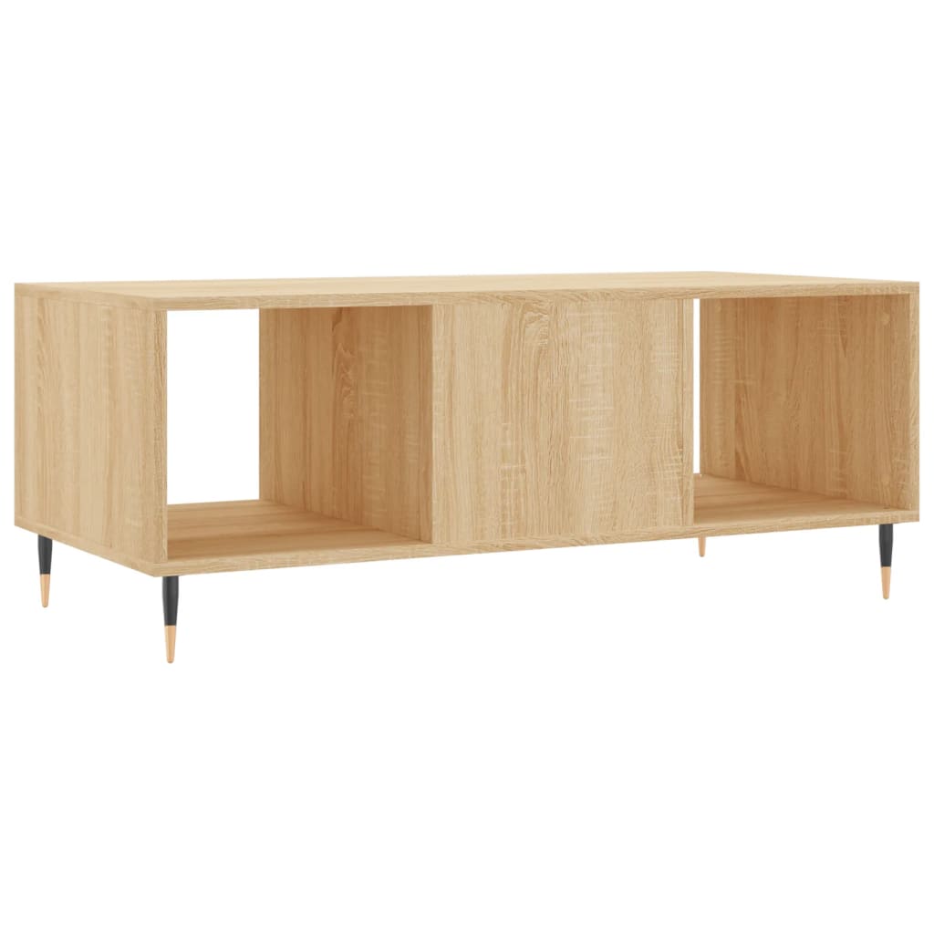 Salongbord sonoma eik 102x50x40 cm konstruert tre
