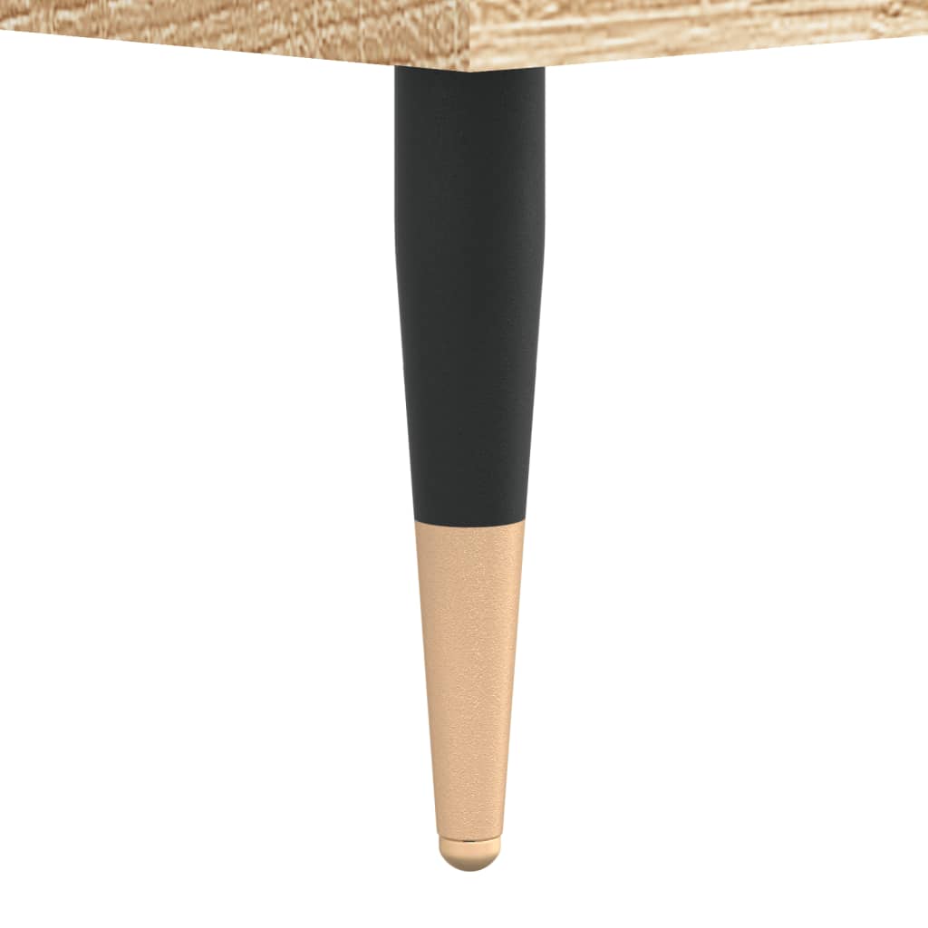 Salongbord sonoma eik 102x50x40 cm konstruert tre
