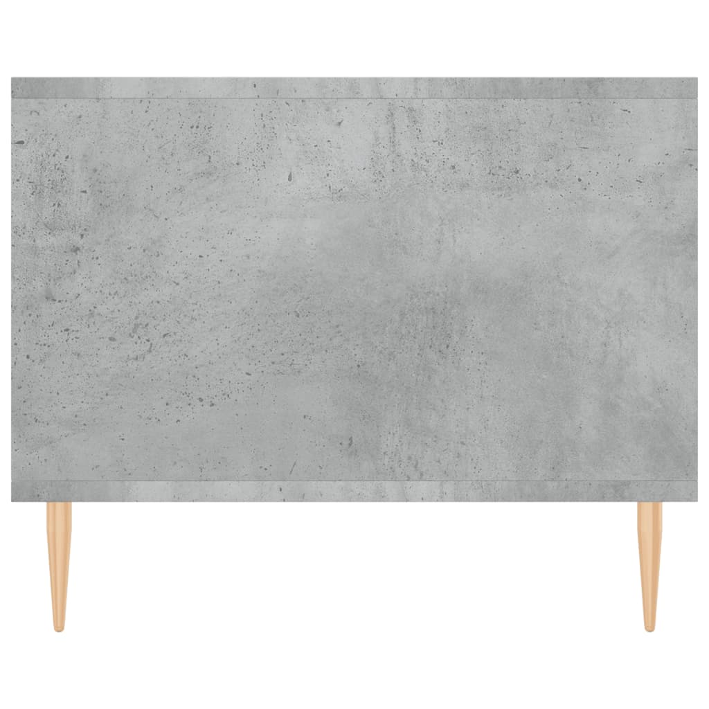 Salongbord betonggrå 102x50x40 cm konstruert tre