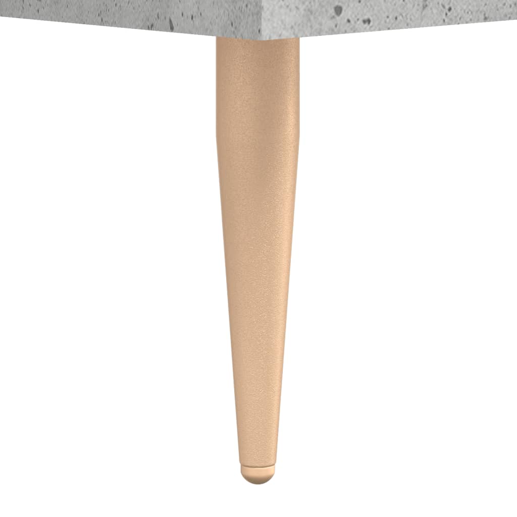 Salongbord betonggrå 102x50x40 cm konstruert tre