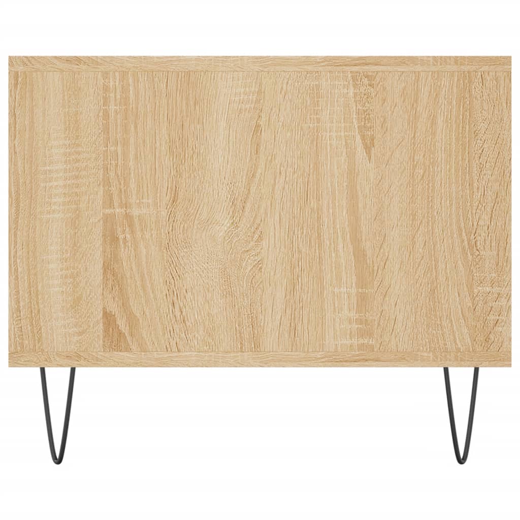 Salongbord sonoma eik 102x50x40 cm konstruert tre