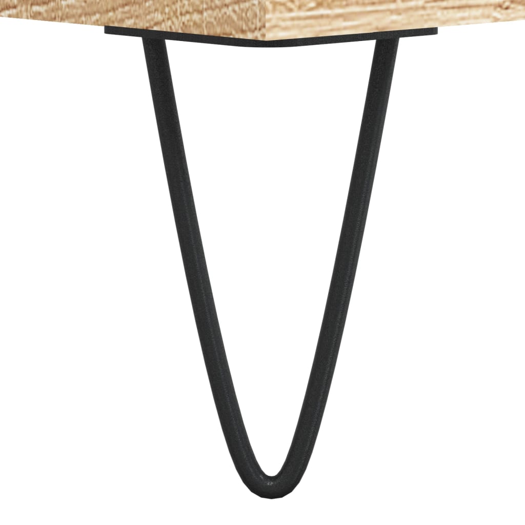 Salongbord sonoma eik 102x50x40 cm konstruert tre