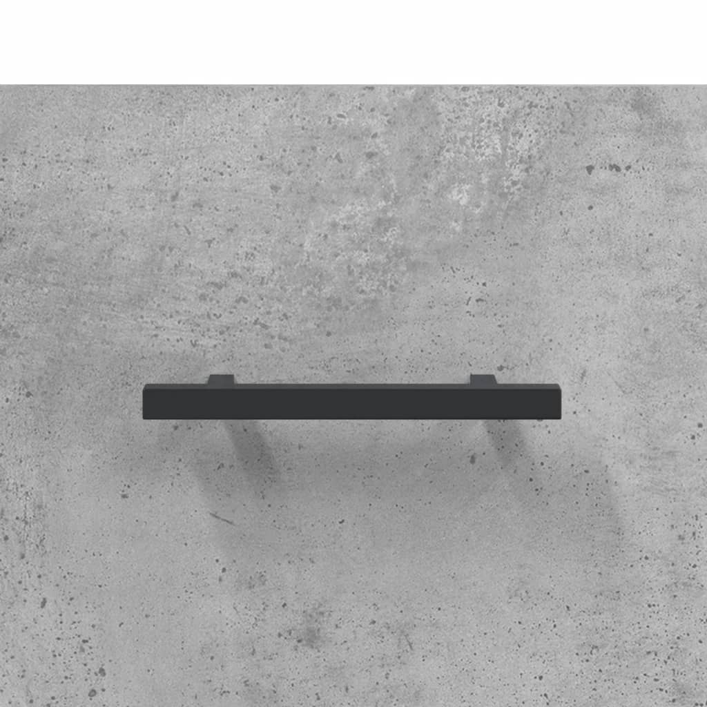 Salongbord betonggrå 102x50x40 cm konstruert tre