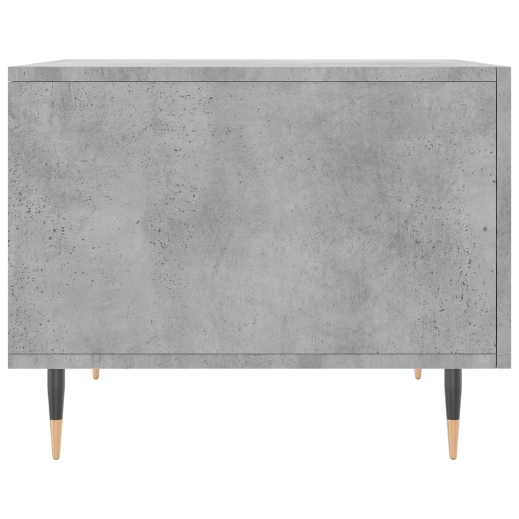 Salongbord 2 stk betonggrå 50x50x40 cm konstruert tre