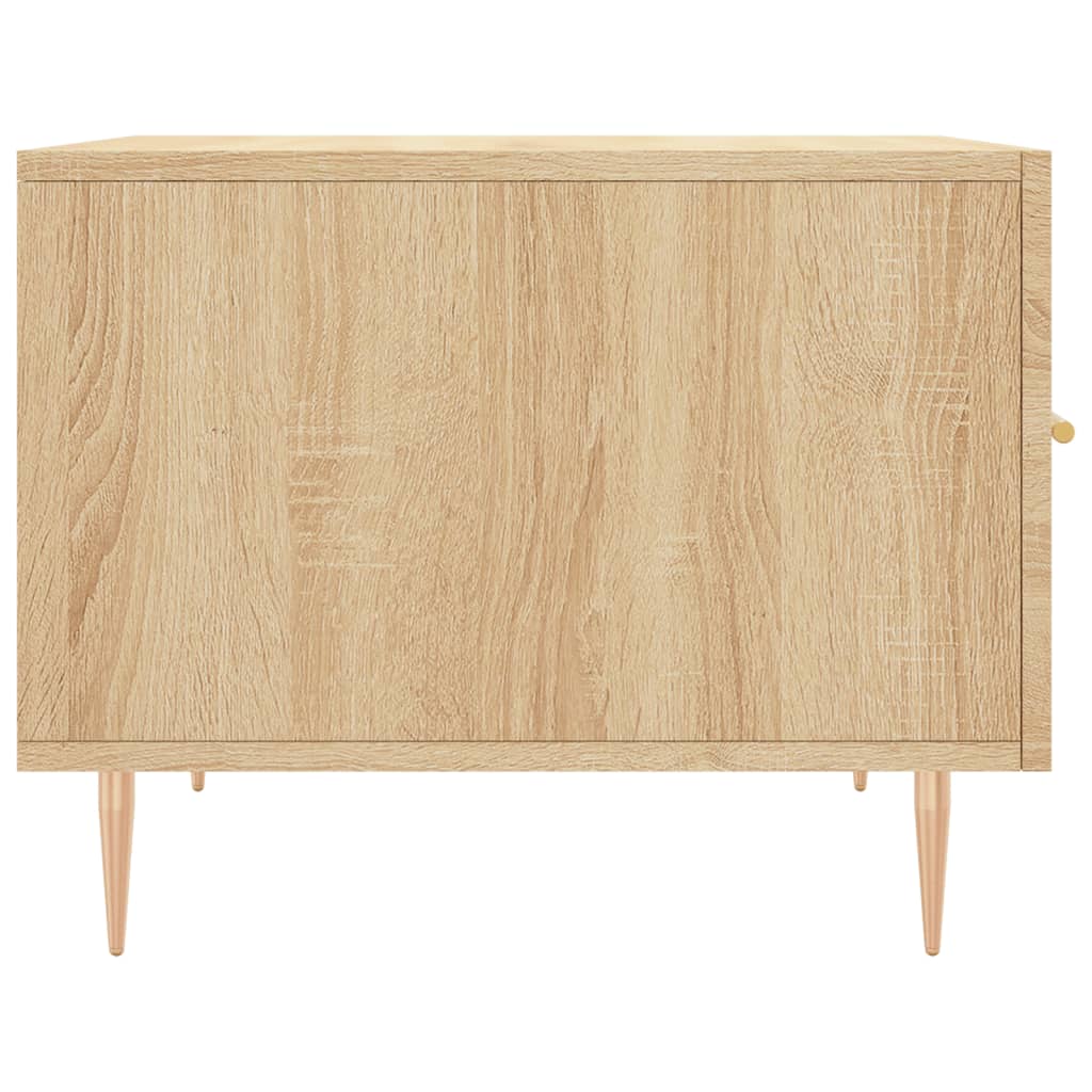 Salongbord 2 stk sonoma eik 50x50x40 cm konstruert tre