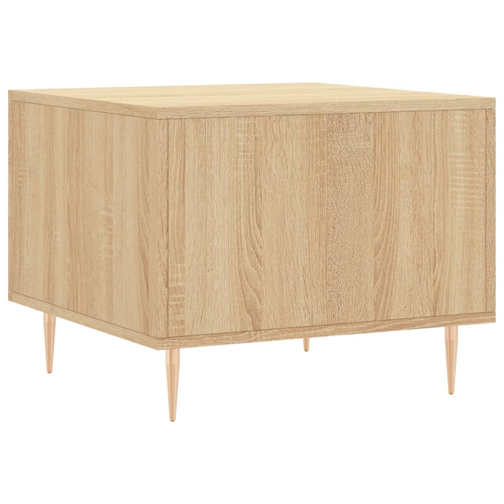 Salongbord 2 stk sonoma eik 50x50x40 cm konstruert tre