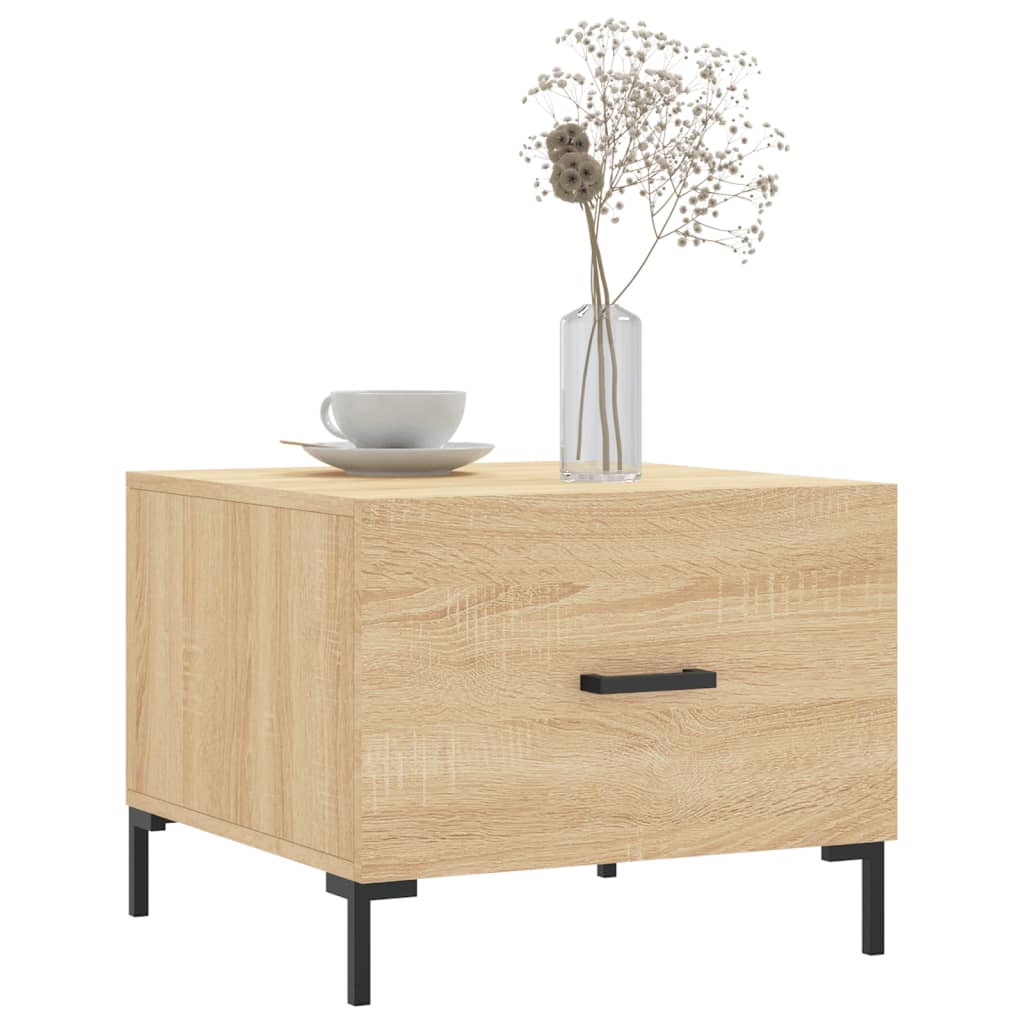 Salongbord 2 stk sonoma eik 50x50x40 cm konstruert tre