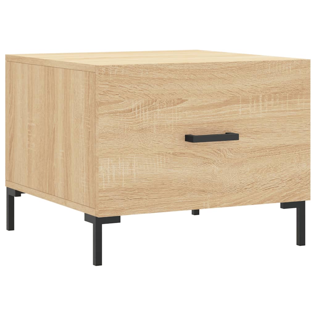 Salongbord 2 stk sonoma eik 50x50x40 cm konstruert tre