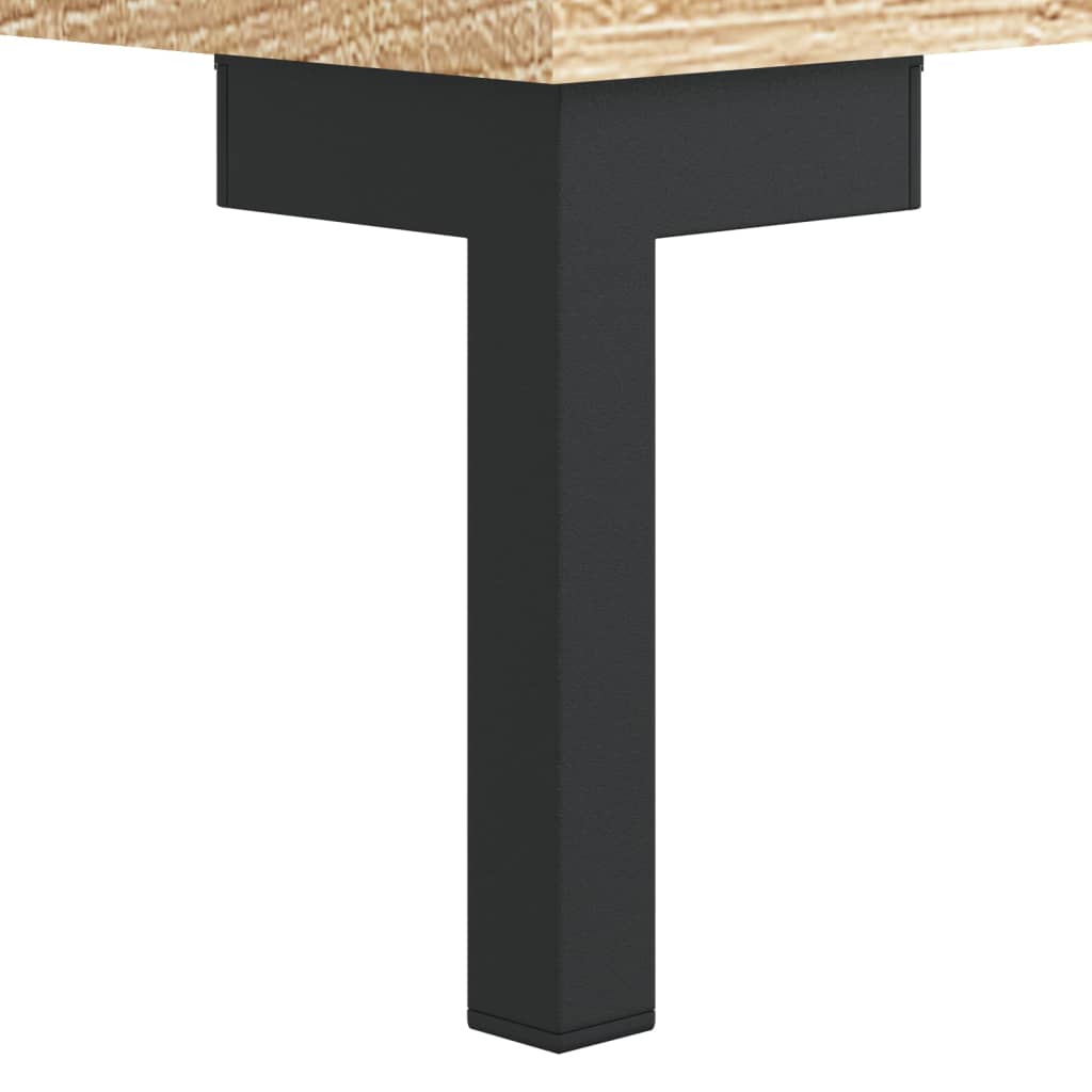 Salongbord 2 stk sonoma eik 50x50x40 cm konstruert tre