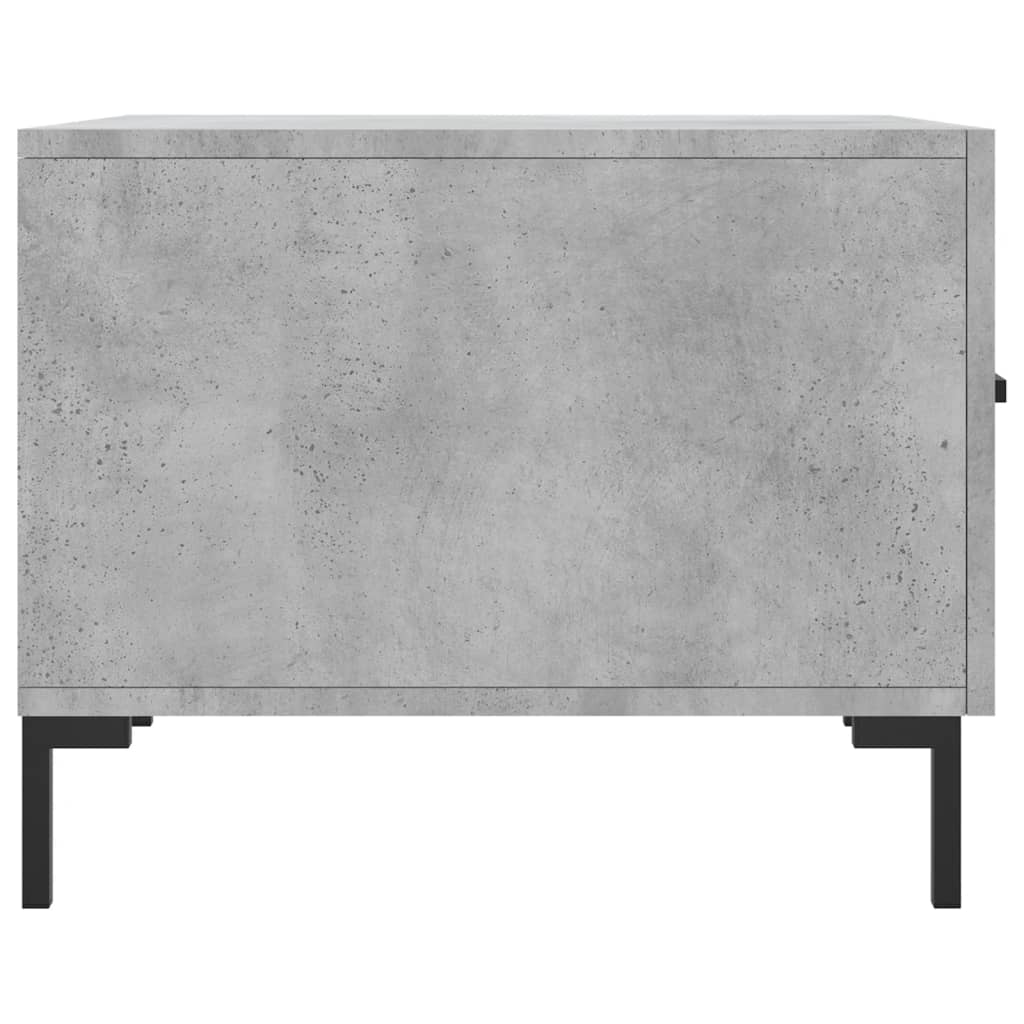 Salongbord 2 stk betonggrå 50x50x40 cm konstruert tre