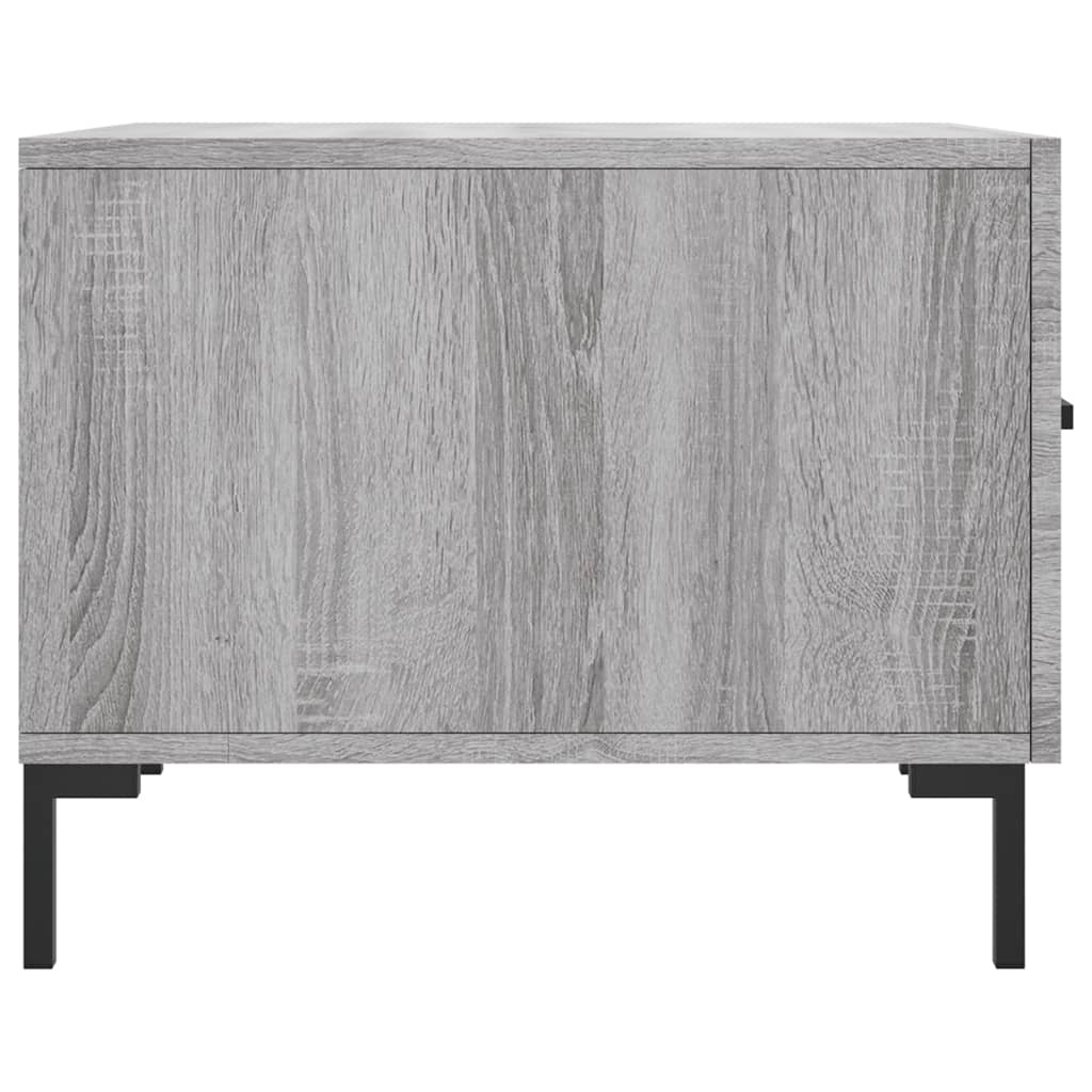 Salongbord 2 stk grå sonoma 50x50x40 cm konstruert tre