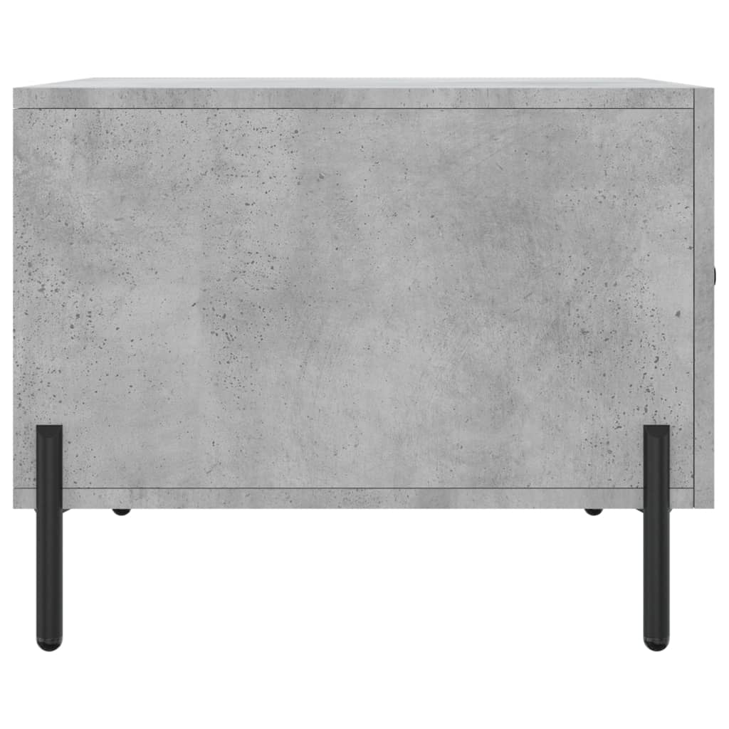 Salongbord 2 stk betonggrå 50x50x40 cm konstruert tre