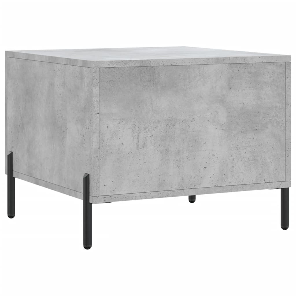 Salongbord 2 stk betonggrå 50x50x40 cm konstruert tre