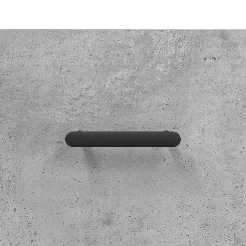 Salongbord 2 stk betonggrå 50x50x40 cm konstruert tre