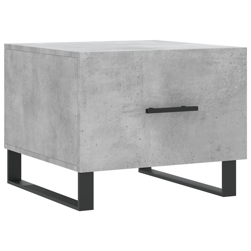 Salongbord betonggrå 50x50x40 cm konstruert tre