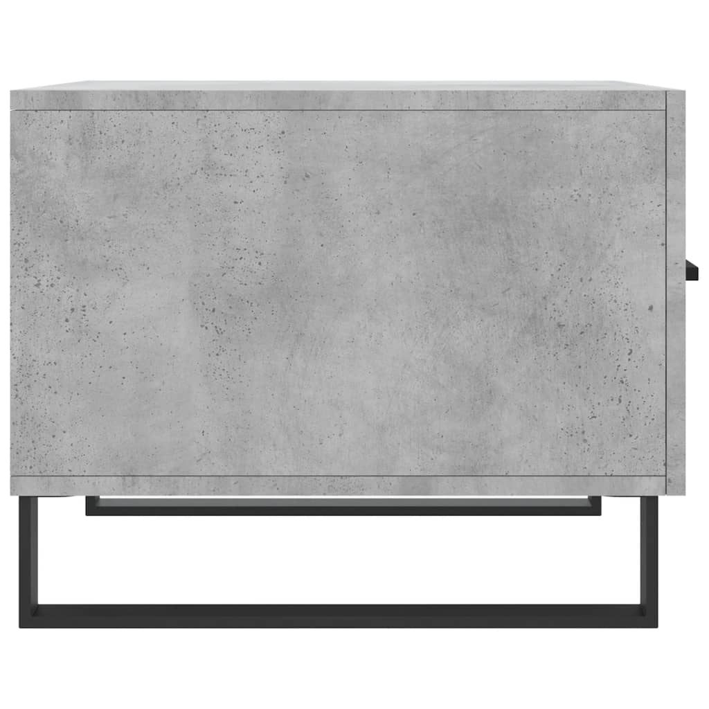 Salongbord betonggrå 50x50x40 cm konstruert tre