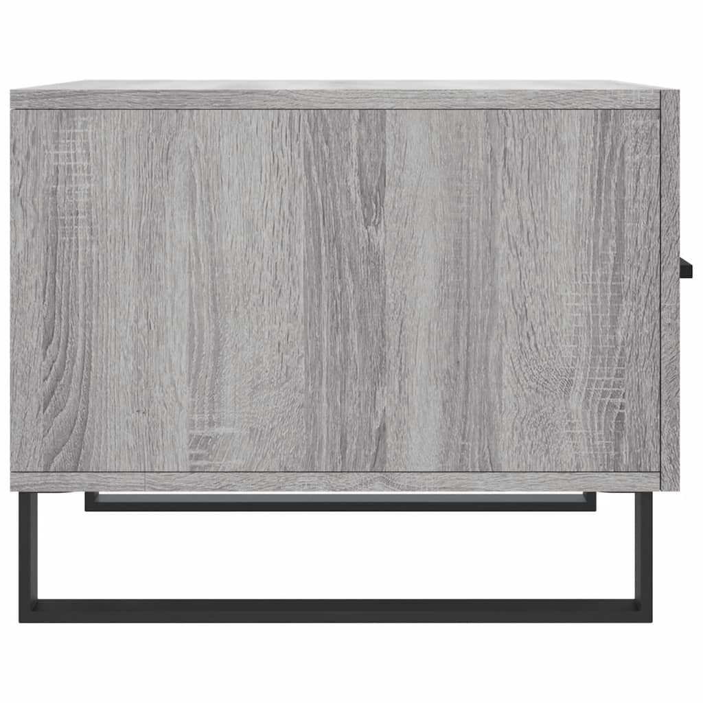 Salongbord 2 stk grå sonoma 50x50x40 cm konstruert tre