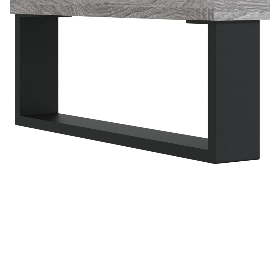 Salongbord 2 stk grå sonoma 50x50x40 cm konstruert tre