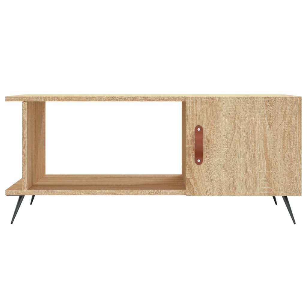 Salongbord sonoma eik 90x50x40 cm konstruert tre