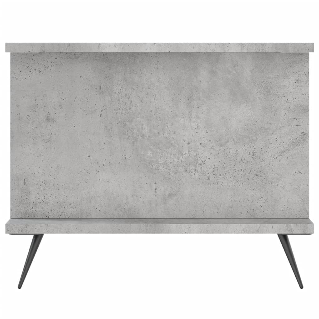 Salongbord betonggrå 90x50x40 cm konstruert tre
