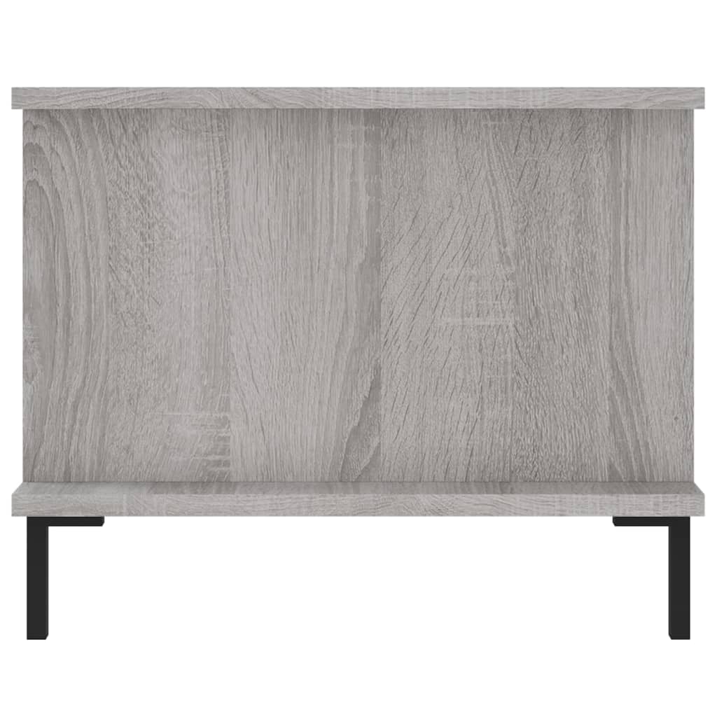 Salongbord grå sonoma 90x50x40 cm konstruert tre