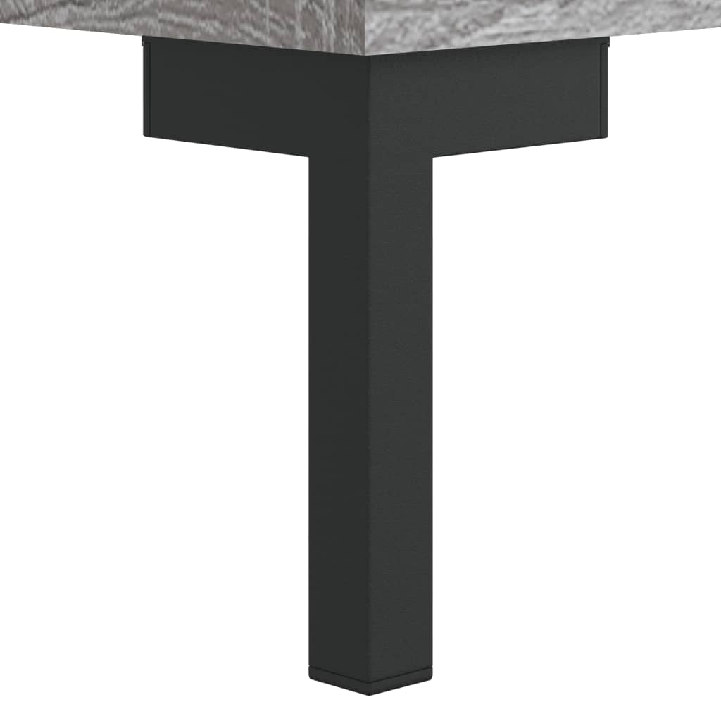 Salongbord grå sonoma 90x50x40 cm konstruert tre