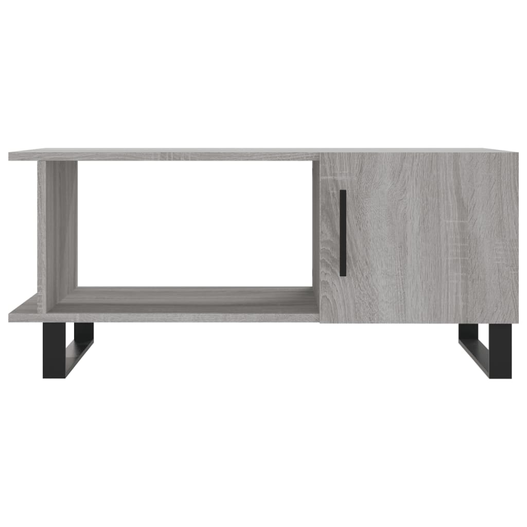 Salongbord grå sonoma 90x50x40 cm konstruert tre