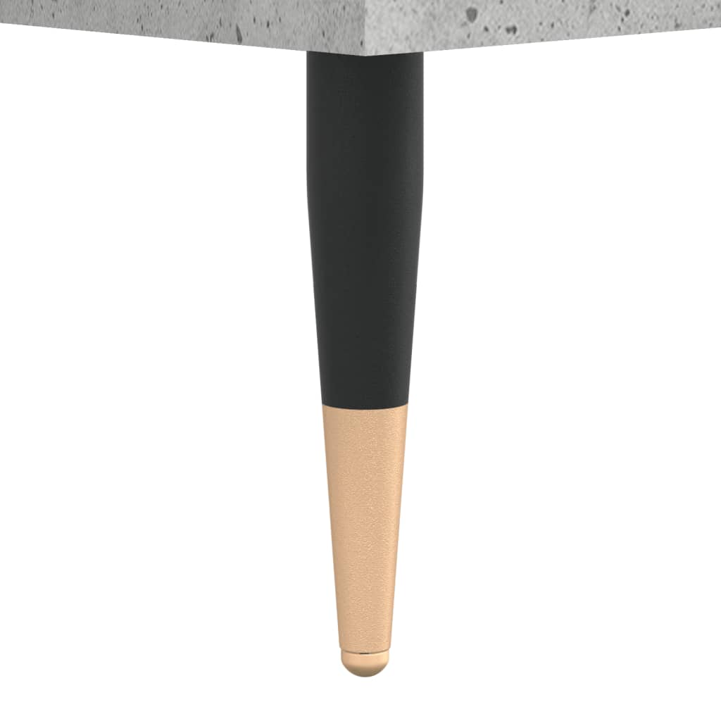 Salongbord betonggrå 90x60x35 cm konstruert tre