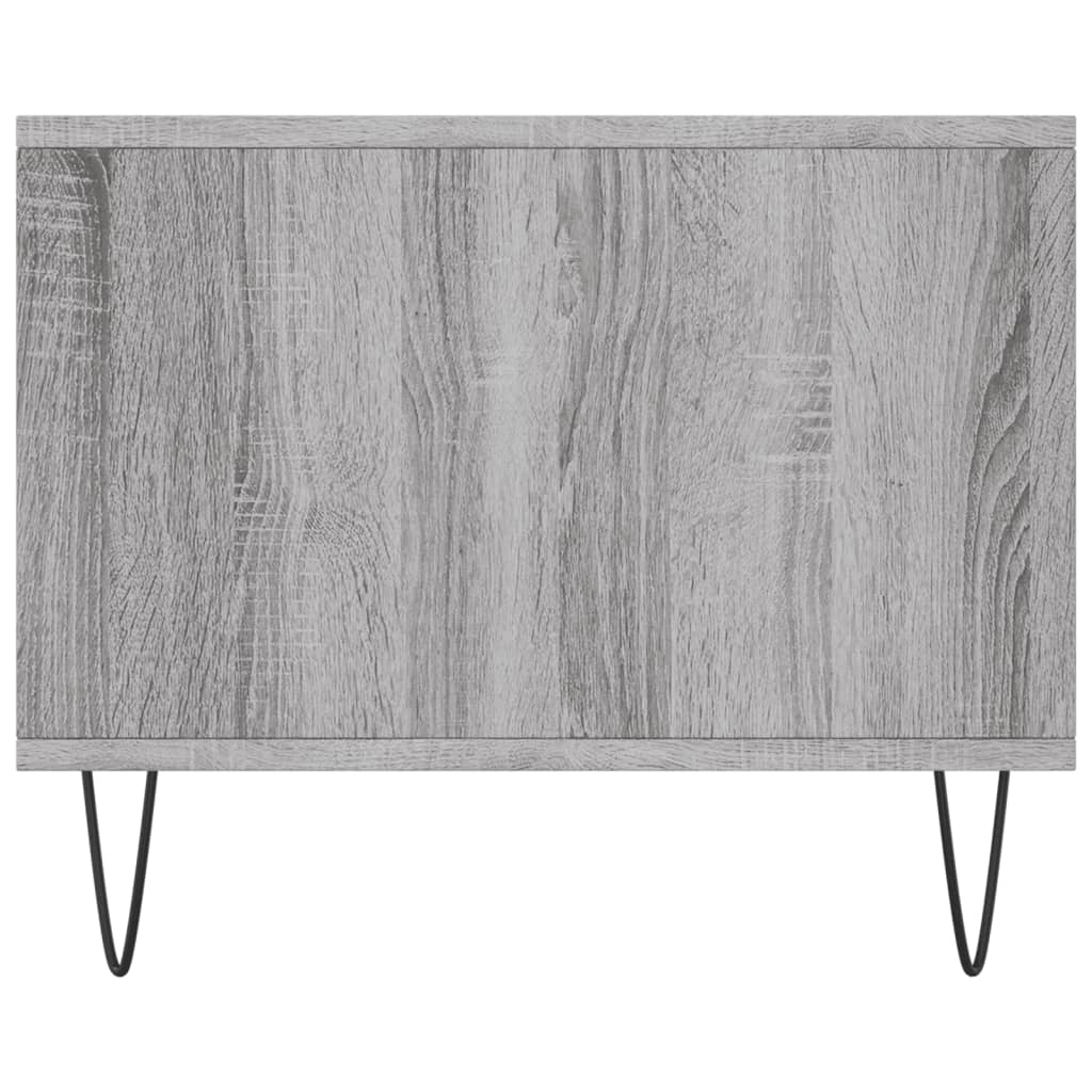 Salongbord grå sonoma 90x50x40 cm konstruert tre