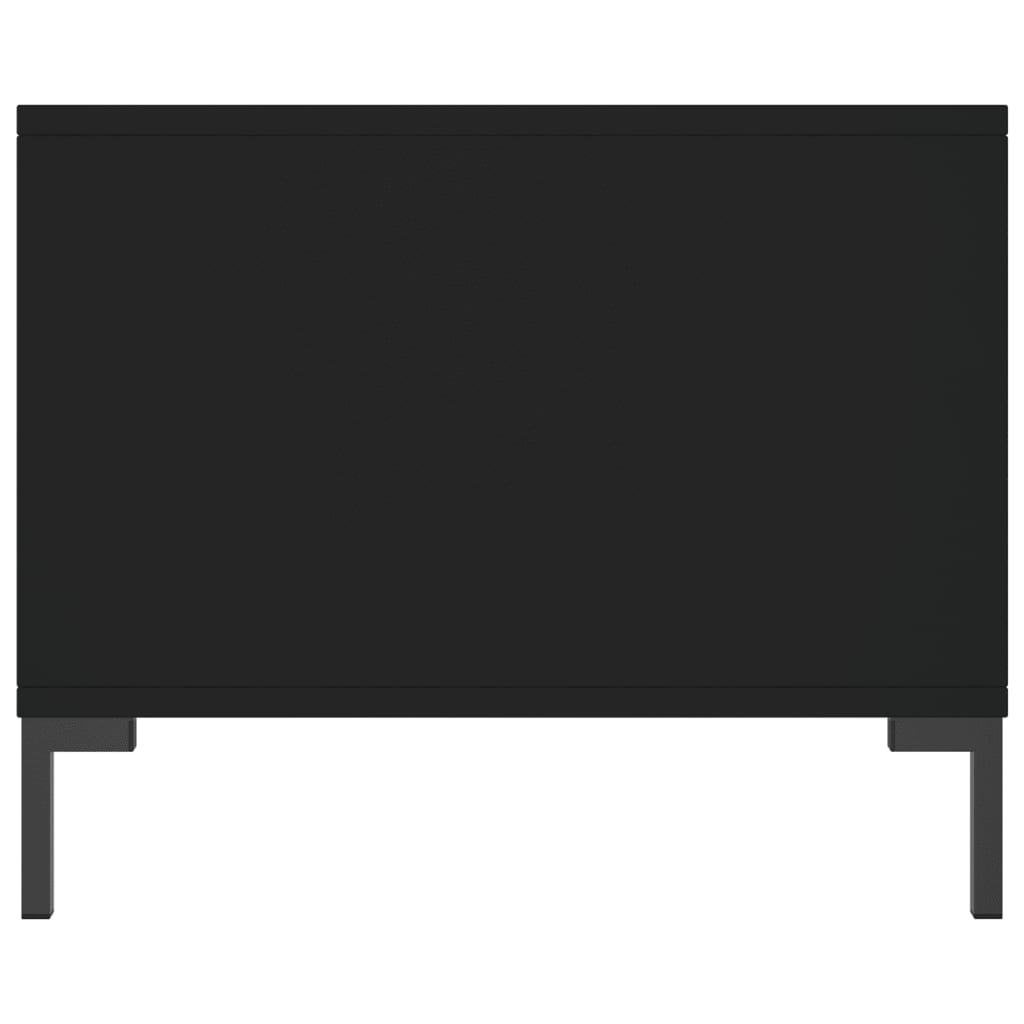 Salongbord svart 90x50x40 cm konstruert tre
