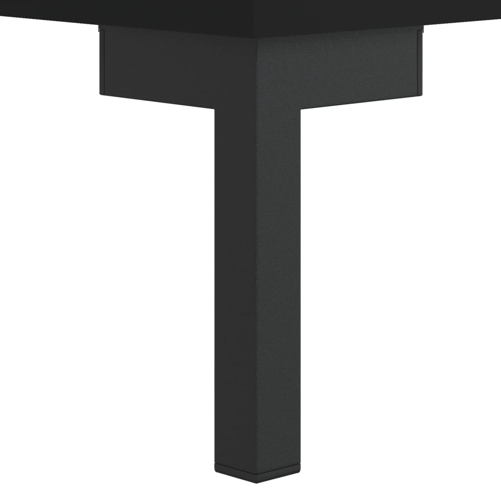 Salongbord svart 90x50x40 cm konstruert tre