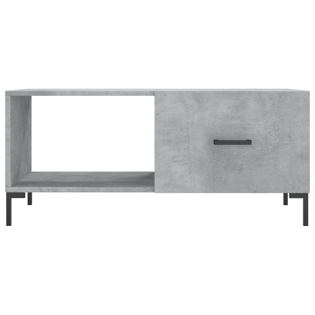 Salongbord betonggrå 90x50x40 cm konstruert tre