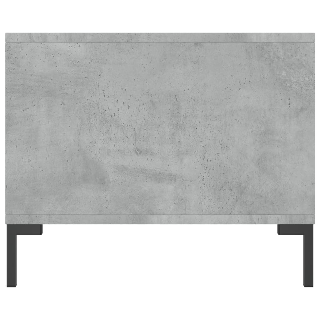 Salongbord betonggrå 90x50x40 cm konstruert tre