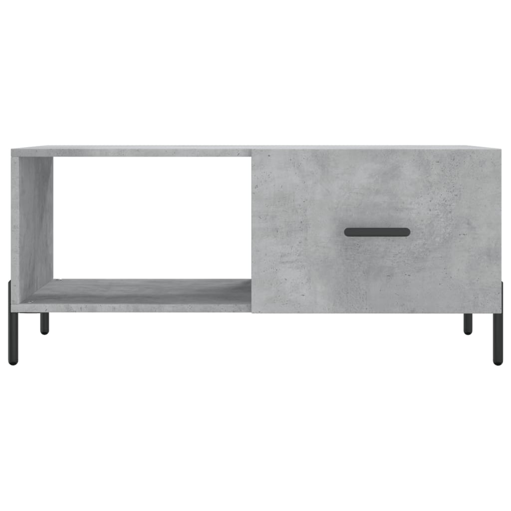 Salongbord betonggrå 90x50x40 cm konstruert tre