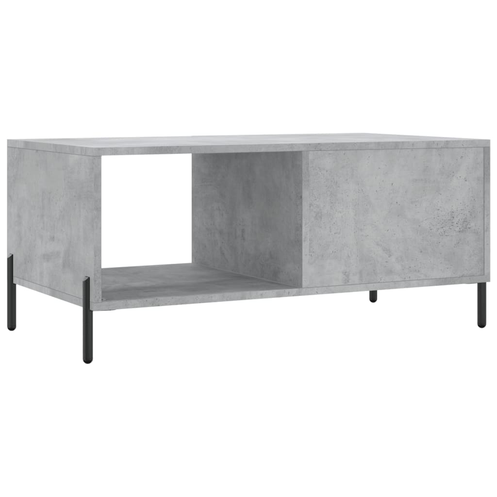 Salongbord betonggrå 90x50x40 cm konstruert tre