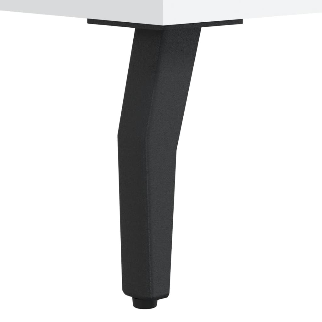 Salongbord hvit 90x50x40 cm konstruert tre