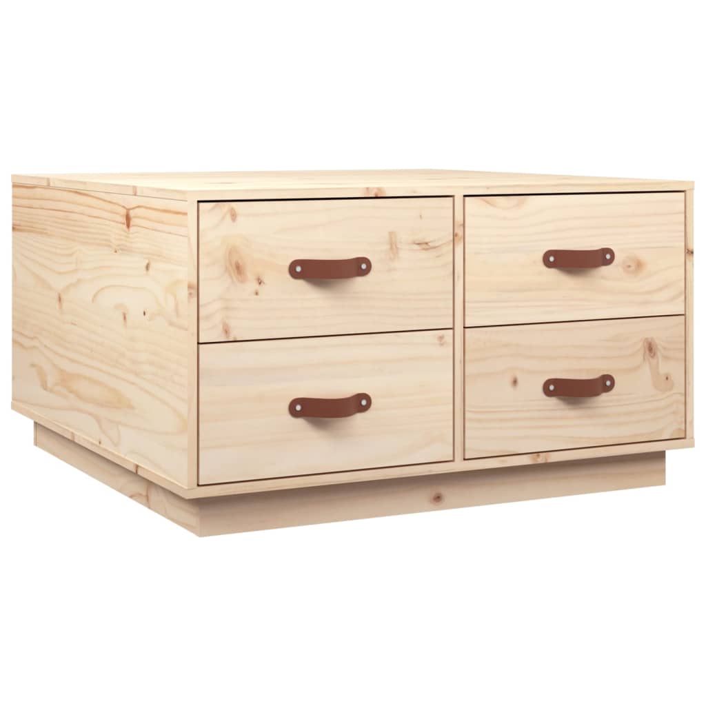 Salongbord 80x80x45 cm heltre furu