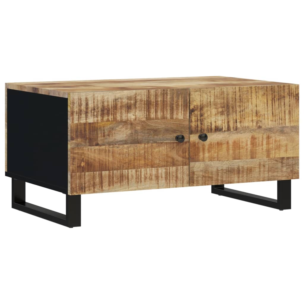 Salongbord 80x50x40 cm heltre mango og konstruert tre