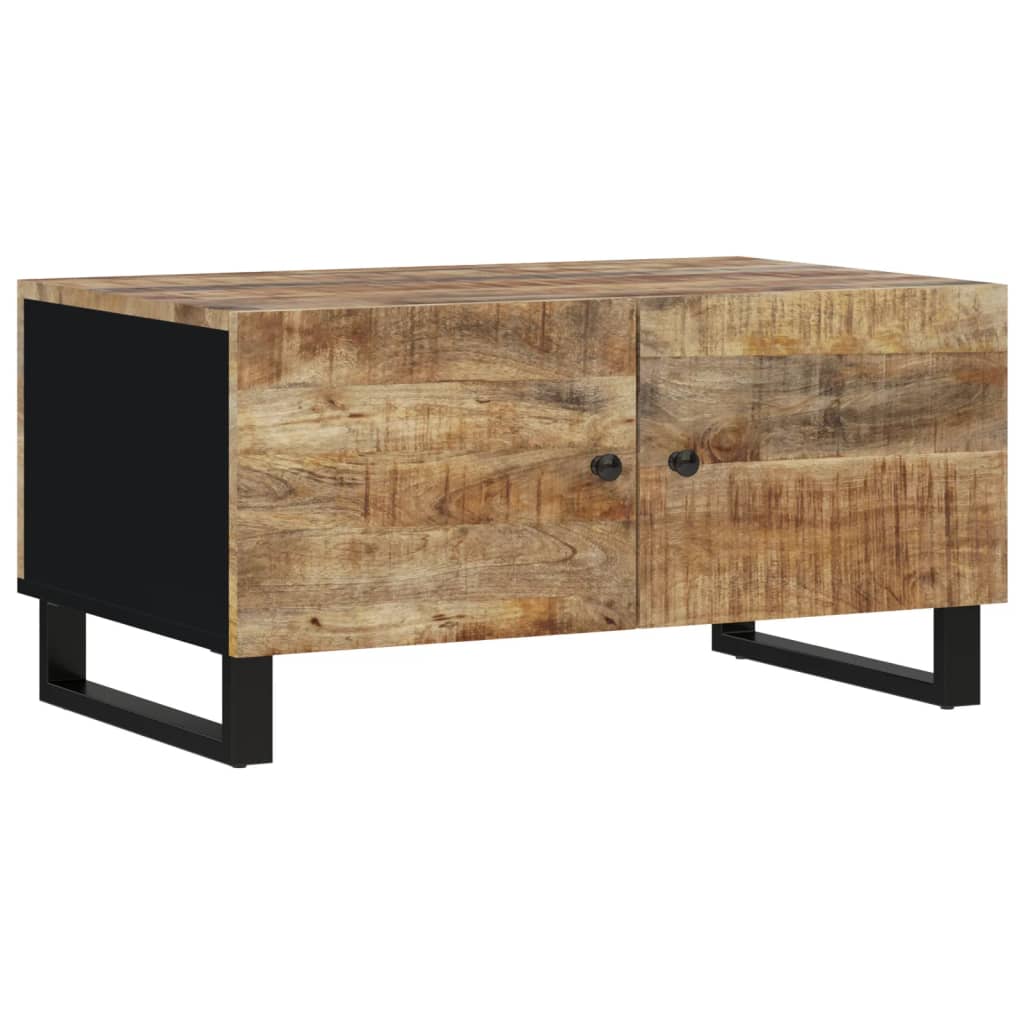 Salongbord 80x50x40 cm heltre mango og konstruert tre