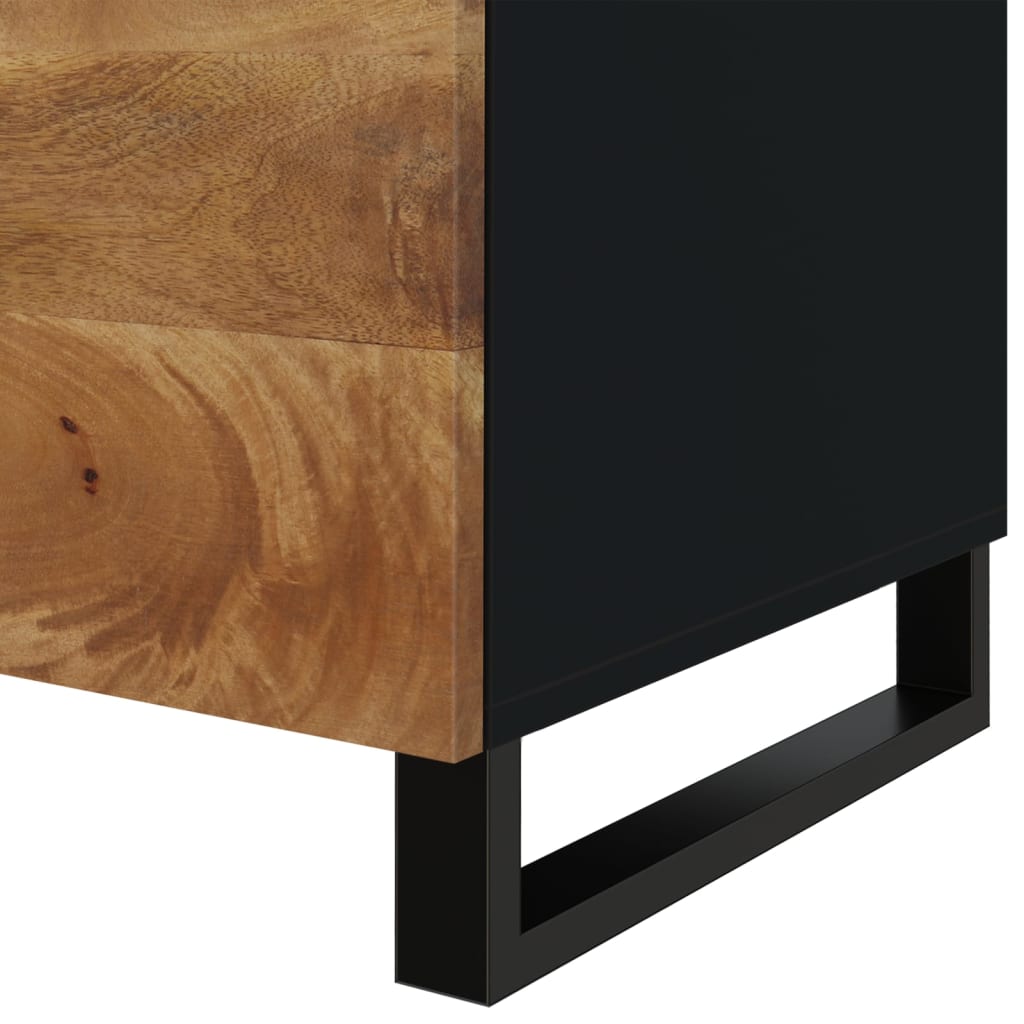 Salongbord 80x50x40 cm heltre mango og konstruert tre