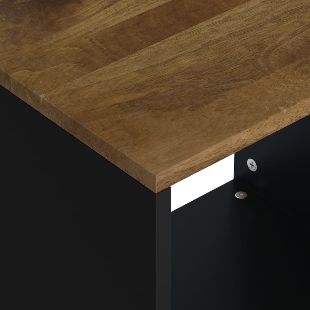Salongbord 40x31x46 cm heltre mango og konstruert tre