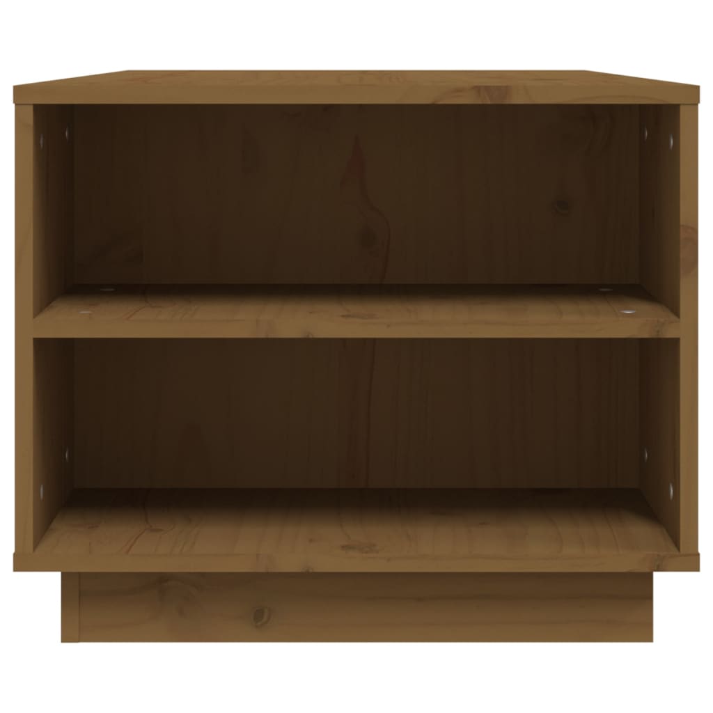 Salongbord honningbrun 90x49x40,5 cm heltre furu