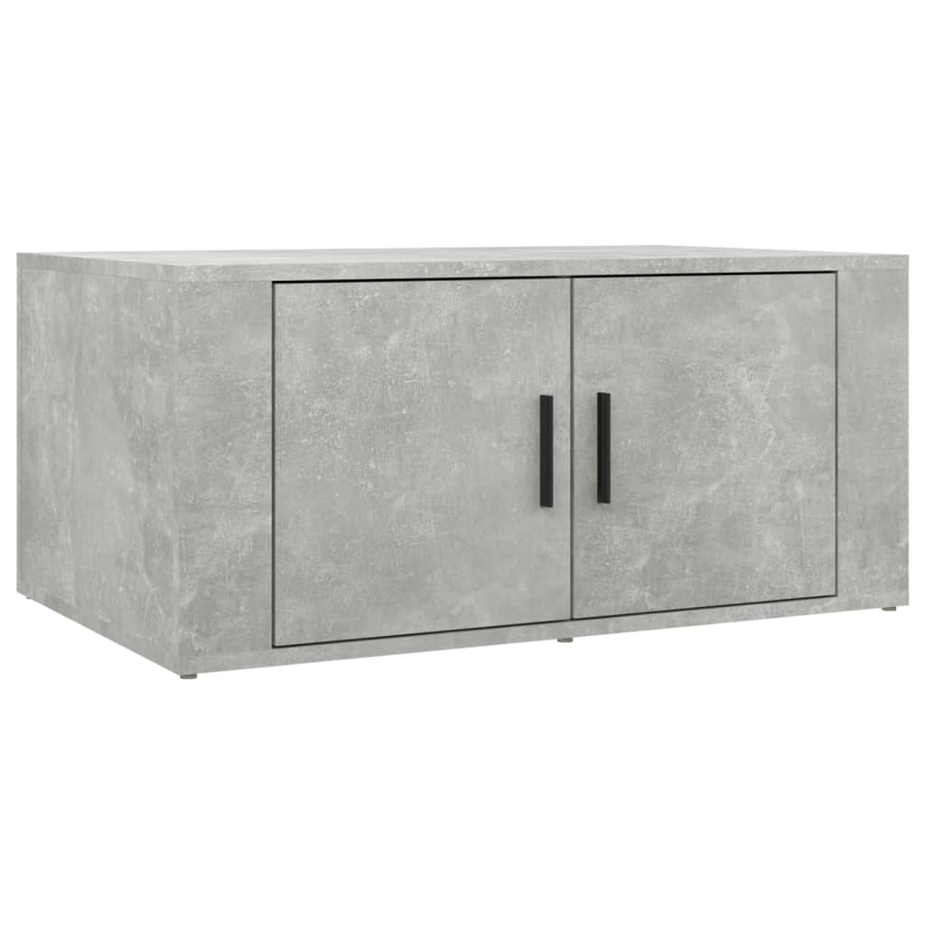 Salongbord betonggrå 80x50x36 cm konstruert tre