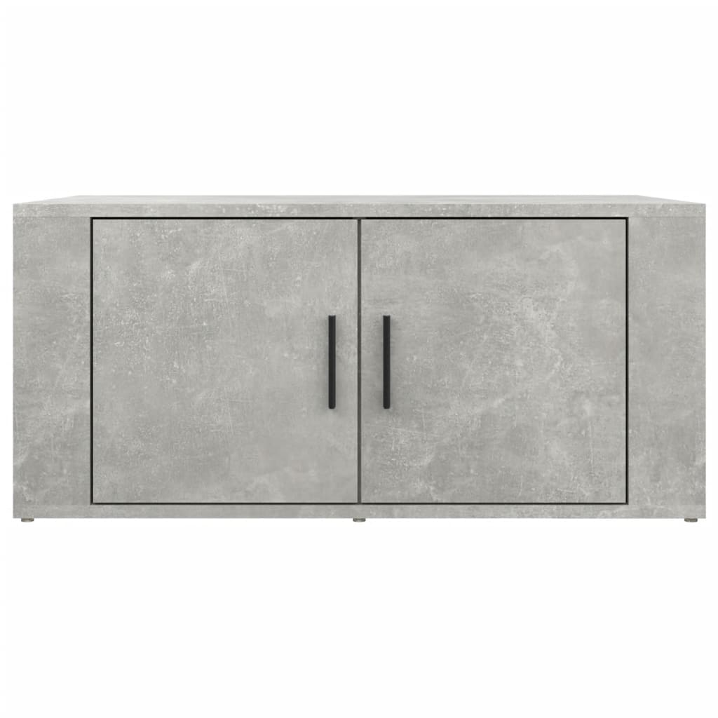 Salongbord betonggrå 80x50x36 cm konstruert tre