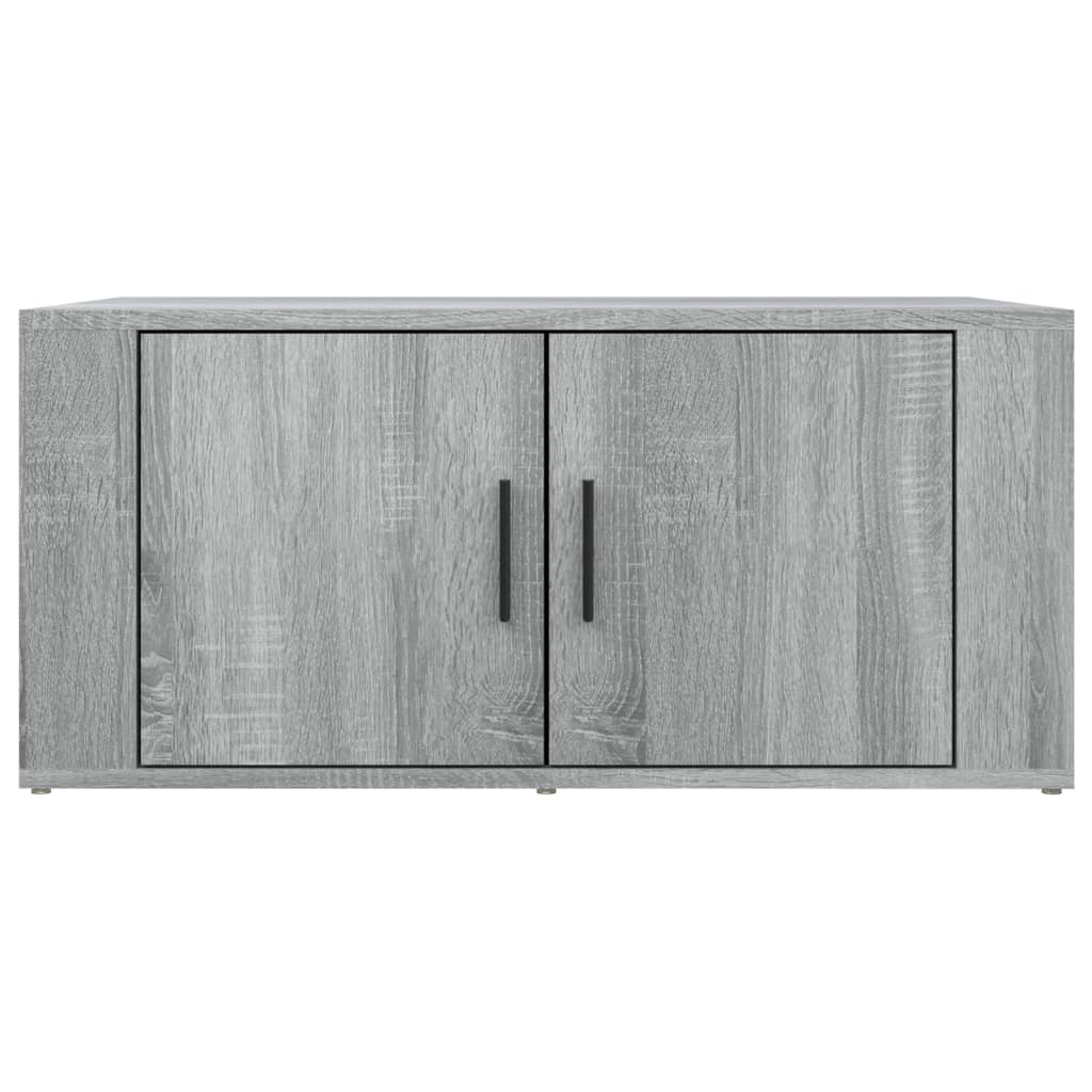 Salongbord grå sonoma 80x50x36 cm konstruert tre