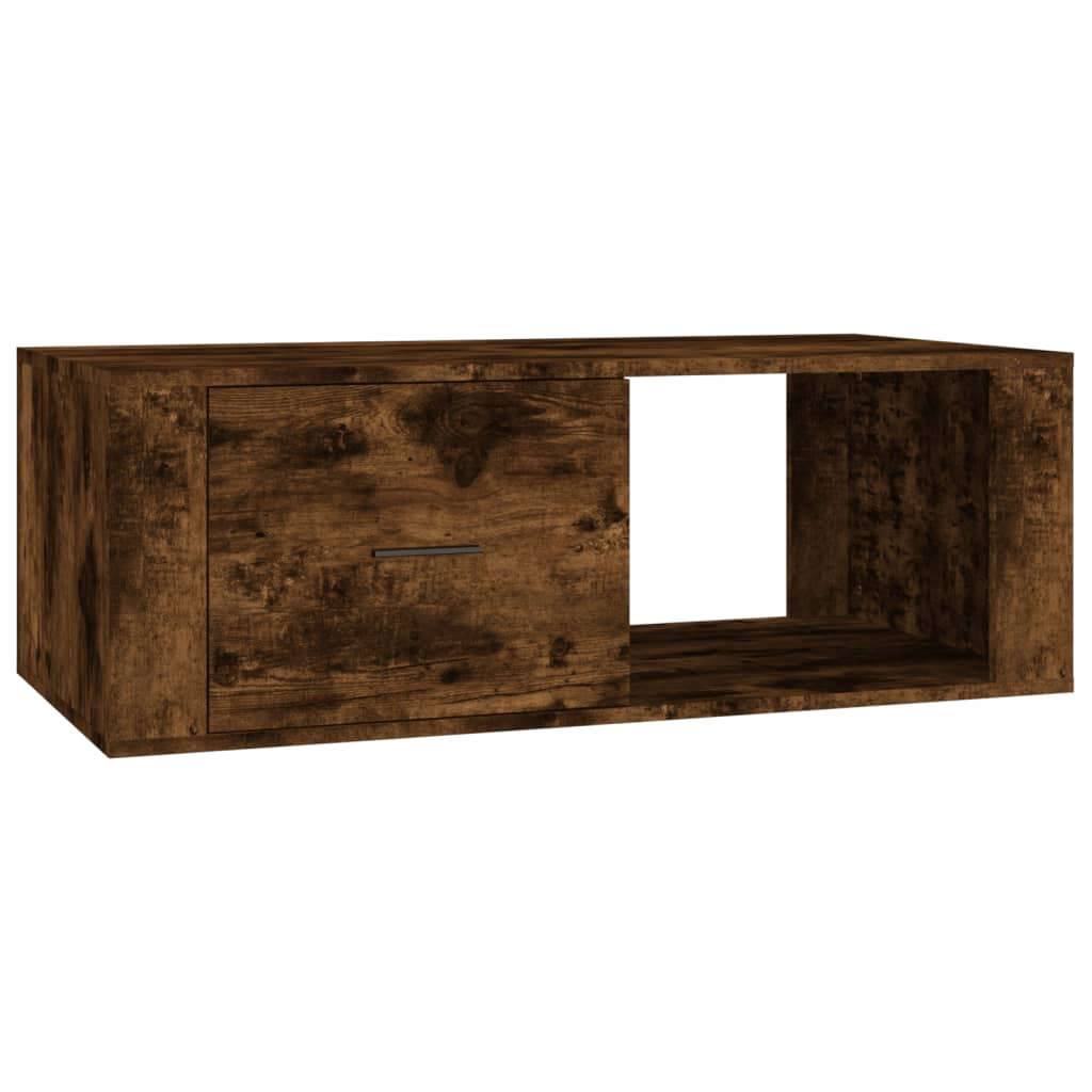 Salongbord røkt eik 100x50,5x35 cm konstruert tre