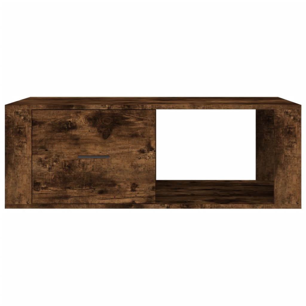 Salongbord røkt eik 100x50,5x35 cm konstruert tre