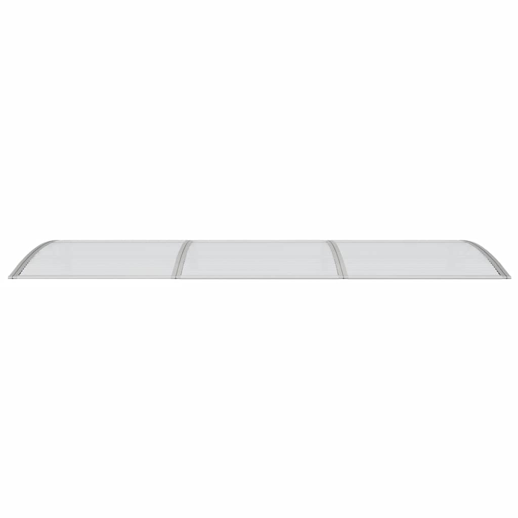 Skjermtak grå 300x100 cm polykarbonat